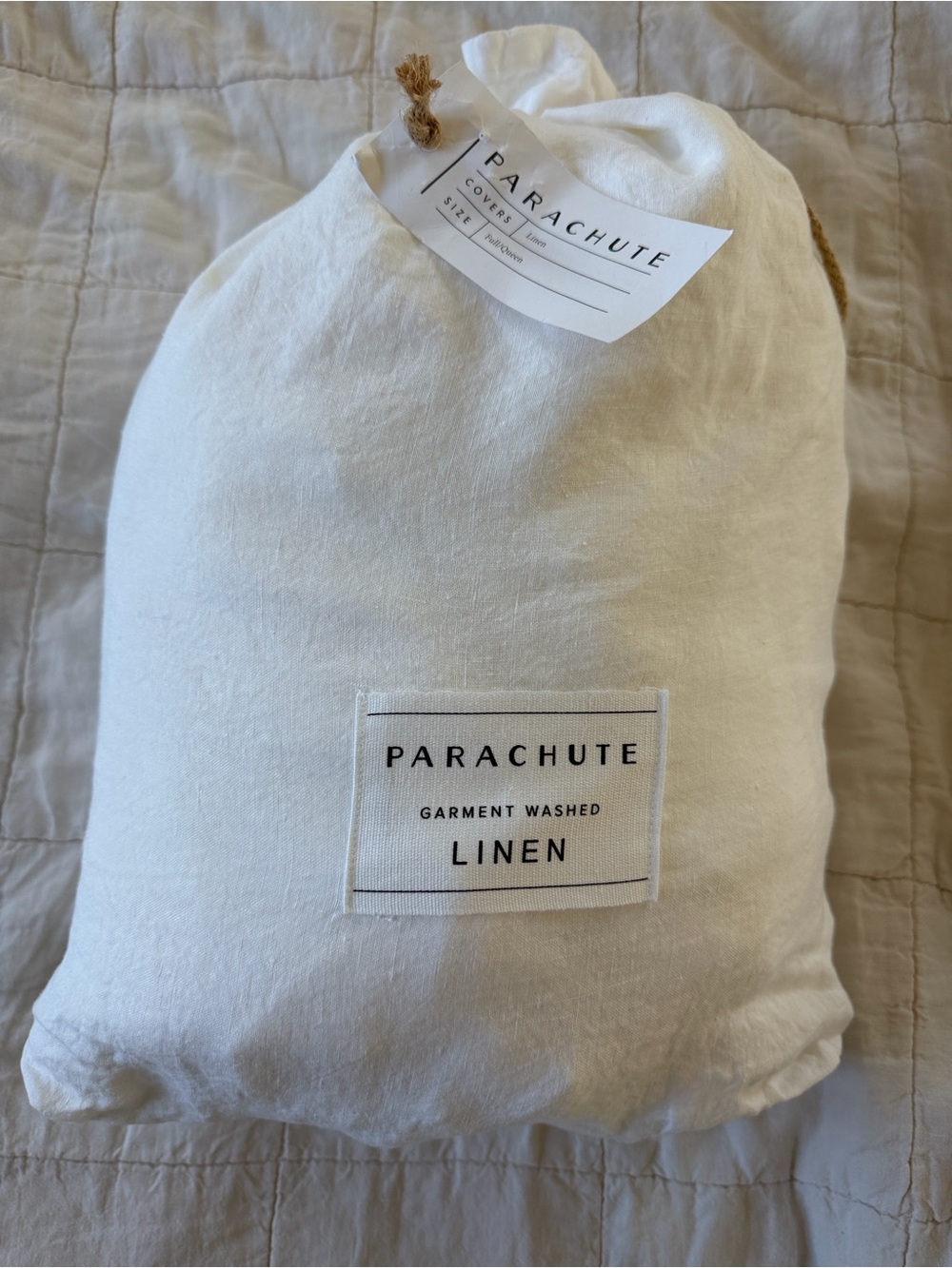 Parachute Linen Pillowcase - Cream